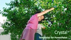  Presentation with taking care of children and parent - Slides consisting of high fructose - children taking off the plum background and a  colored foreground