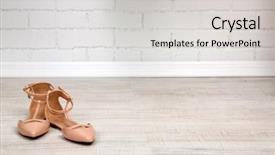  Presentation with shoes - Beautiful slides featuring high heels footwear - beautiful women shoes backdrop and a light gray colored foreground