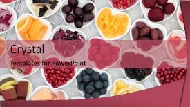  Presentation with rustic nutrition - Cool new PPT theme with high in antioxidants anthocyanins mineral backdrop and a  colored foreground