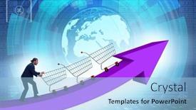  Presentation with inflation - Presentation with high-inflation-concept-with-people background and a light blue colored foreground