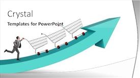  Presentation with inflation - PPT layouts consisting of high-inflation-concept-with-people background and a white colored foreground