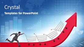  Presentation with inflation - PPT theme enhanced with high-inflation-concept-with-people background and a ocean colored foreground