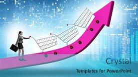  Presentation with inflation - Theme with high-inflation-concept-with-people background and a teal colored foreground