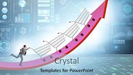  Presentation with inflation - PPT layouts consisting of high-inflation-concept-with-people background and a light blue colored foreground