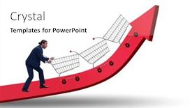  Presentation with inflation - PPT layouts featuring high-inflation-concept-with-people background and a white colored foreground