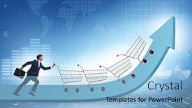  Presentation with inflation - Slide deck having high-inflation-concept-with-people background and a light blue colored foreground