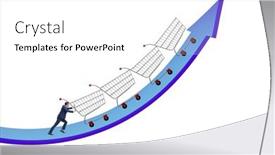  Presentation with inflation - PPT theme with high-inflation-concept-with-people background and a white colored foreground