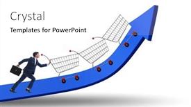  Presentation with inflation - Theme featuring high-inflation-concept-with-people background and a white colored foreground