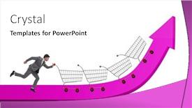  Presentation with inflation - Presentation theme consisting of high-inflation-concept-with-people background and a white colored foreground