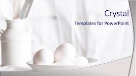  Presentation with egg - Slide set consisting of high key egg still life background and a sky blue colored foreground