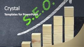  Presentation with restaurant menu black board chalkboard - Beautiful PPT layouts featuring high level plan - seo text on black board backdrop and a dark gray colored foreground