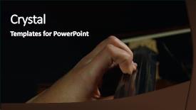  Presentation with instrument - Beautiful PPT theme featuring high performance culture - professional cellist playing her cello backdrop and a black colored foreground
