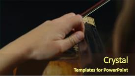  Presentation with instrument - Cool new slides with high performance culture - professional cellist playing her cello backdrop and a tawny brown colored foreground