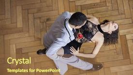  Presentation with tango - Amazing slide deck having high performance culture - sensuous woman performing tango backdrop and a  colored foreground