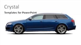  Presentation with black family - Beautiful presentation featuring high-performance-family-estate-car backdrop and a  colored foreground