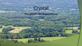  Presentation with kentucky - Slides consisting of high-point-view-of-countryside background and a light blue colored foreground