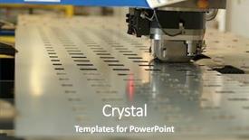  Presentation with sheet industry - Audience pleasing presentation theme consisting of high precision cnc sheet metal backdrop and a gray colored foreground
