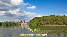  Presentation with landscape juridic - PPT theme featuring high priest - autumn landscape nearby rheinau monastery background and a tawny brown colored foreground