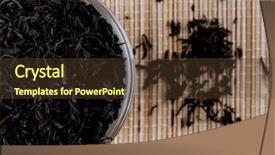  Presentation with black tea - Cool new presentation theme with high quality black tea backdrop and a tawny brown colored foreground