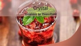  Presentation with high quality - PPT layouts with high quality digital media asset background and a coral colored foreground