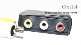  Presentation with high quality - Presentation design featuring high quality digital media asset background and a white colored foreground