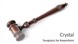  Presentation with mallet - Cool new PPT layouts with high quality wooden gavel mallet backdrop and a  colored foreground