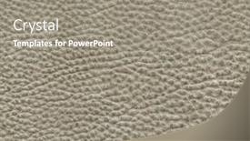  Presentation with leather - Cool new slides with high-resolution-seamless-green-leather backdrop and a gray colored foreground