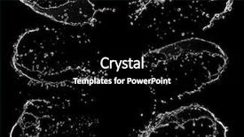  Presentation with water splash on black - Slides having high resolution water splashes collection background and a black colored foreground