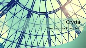  Presentation with high rise building - Beautiful PPT layouts featuring high rise building skyscrapers business backdrop and a mint green colored foreground