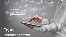  Presentation with high school - Audience pleasing slides consisting of high school maths and science backdrop and a gray colored foreground