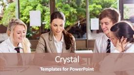  Presentation with at risk high school students - Audience pleasing PPT layouts consisting of high school teacher helping students backdrop and a coral colored foreground