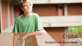  Presentation with high school - Colorful slide set enhanced with concept with high tech dna backdrop and a wine colored foreground