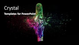  Presentation with emotion - Amazing presentation theme having high-speed-image backdrop and a black colored foreground