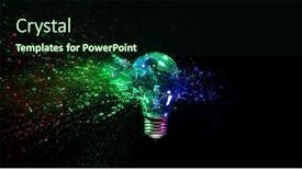  Presentation with energy crisis - Beautiful presentation design featuring high-speed-image backdrop and a wine colored foreground