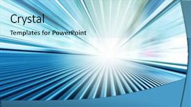  Presentation with high technology - Presentation theme consisting of high-speed technology moving escalator background and a arctic colored foreground