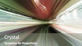  Presentation with diesel - PPT layouts enhanced with high speed train background and a gray colored foreground