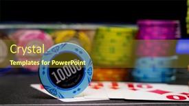  Presentation with texas - PPT theme consisting of high-stakes-texas-hold-em background and a tawny brown colored foreground