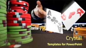  Presentation with texas - PPT theme consisting of high-stakes-texas-hold-em background and a tawny brown colored foreground