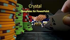  Presentation with texas - Theme enhanced with high-stakes-texas-hold-em background and a wine colored foreground