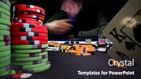  Presentation with texas - Colorful presentation design enhanced with high-stakes-texas-hold-em backdrop and a dark gray colored foreground