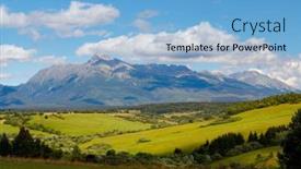  Presentation with mountain - PPT layouts with high-tatras-with-the-dominant background and a light blue colored foreground
