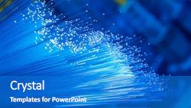  Presentation with fiber optics - Colorful slide set enhanced with high tech - fiber optics lights abstract background backdrop and a cobalt blue colored foreground