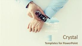  Presentation with forecast - Amazing PPT layouts having up of male hands setting backdrop and a sky blue colored foreground