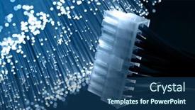  Presentation with high tech technology - Amazing PPT layouts having high-tech technology background backdrop and a ocean colored foreground