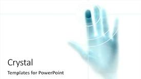  Presentation with high tech technology - PPT theme consisting of high-tech technology background background and a white colored foreground