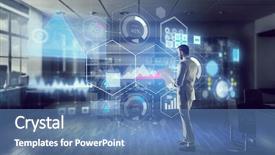  Presentation with high tech - PPT layouts with high technologies for your success background and a teal colored foreground