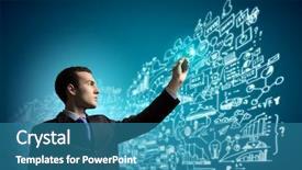  Presentation with media image - Slide set enhanced with dutch breakfast slice of bread with hagelslag chocolate sprinkles and berries background and a gray colored foreground