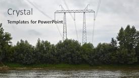  Presentation with high voltage - Amazing PPT layouts having high-voltage-750-kv-power backdrop and a light gray colored foreground
