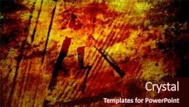  Presentation with high voltage - Presentation enhanced with high voltage grunge background background and a wine colored foreground