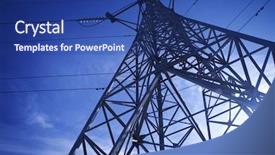  Presentation with high voltage - PPT layouts enhanced with high voltage background and a ocean colored foreground